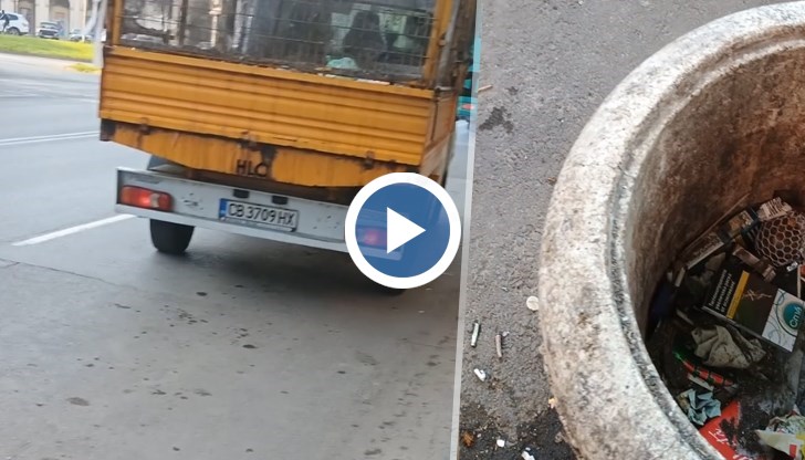 Видео материалът е заснет на улица "Борисова"