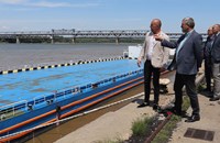 Драгомир Драганов инспектира фериботната линия при Русе
