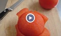 Как да обелите домат за няколко секунди