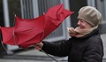 Вятърът профуча с 61 км/ч през Русе, снеговалежът ни се размина