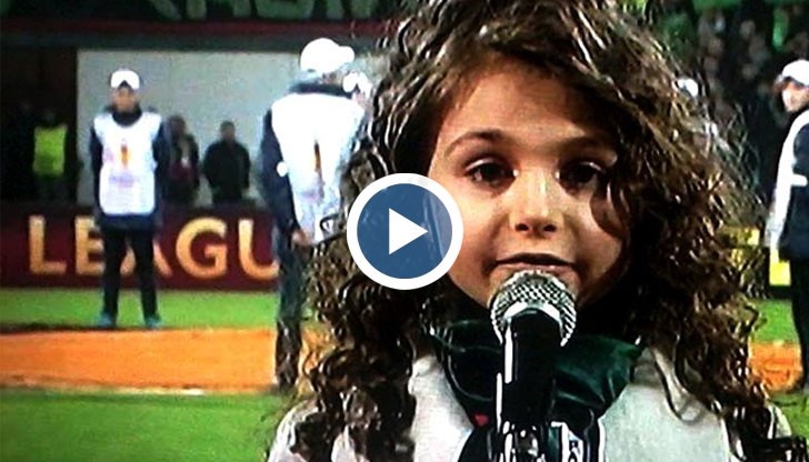 Крисия Тодорова - "Моя страна, моя България" пред 44 000 зрители на стадион "Васил Левски"