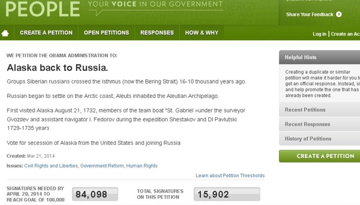 Русия си взима Аляска Русия си взима Аляска