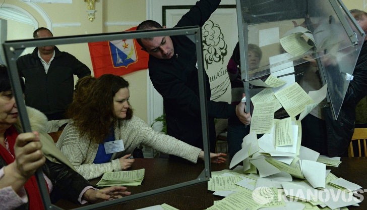96.77% избраха Русия на референдума в Крим
