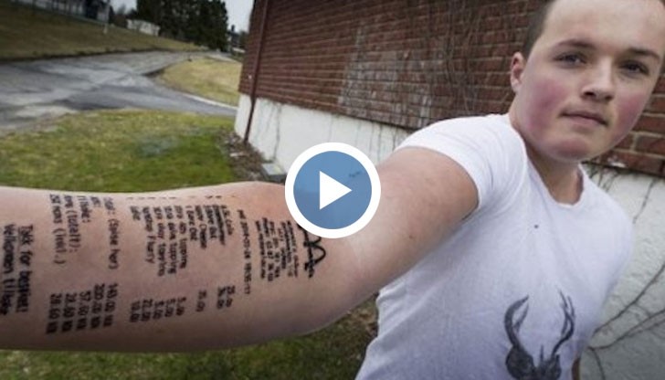 18-годишен си татуира сметката от McDonald's