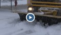 Пролетен сняг изненада шофьорите на Шипка