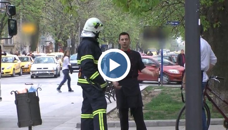 Подпалена скара опуши центъра на Русе