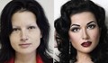 Зашеметяващи снимки на момичета преди и след грим