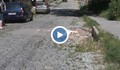 1-метрова дупка затруднява движението по улица в кв. "Мальовица"