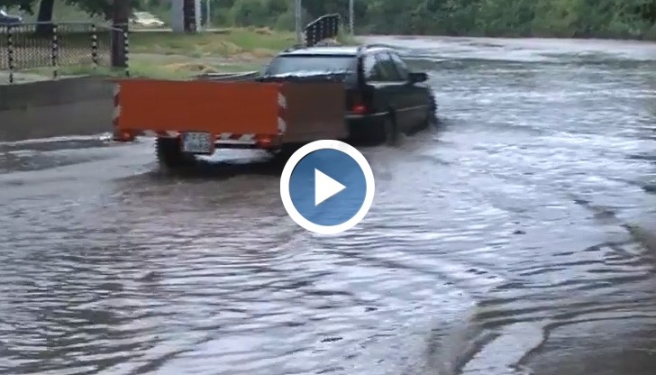 Русе - отново наводнен на обичайните места