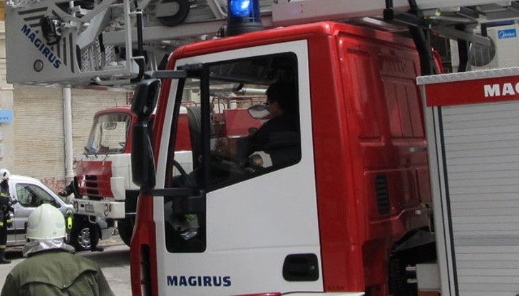 Пожар в магазин на ул. "Александровска"