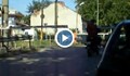 Как се пресича жп прелеза край пазара в Русе