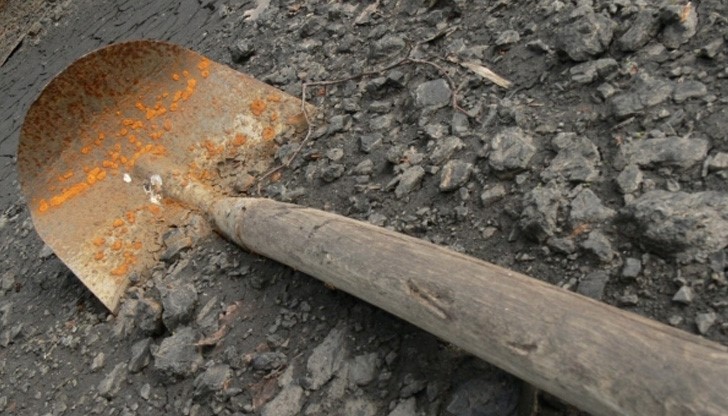 Русенец цапардосал полицай с лопата Русенец цапардосал полицай с лопата