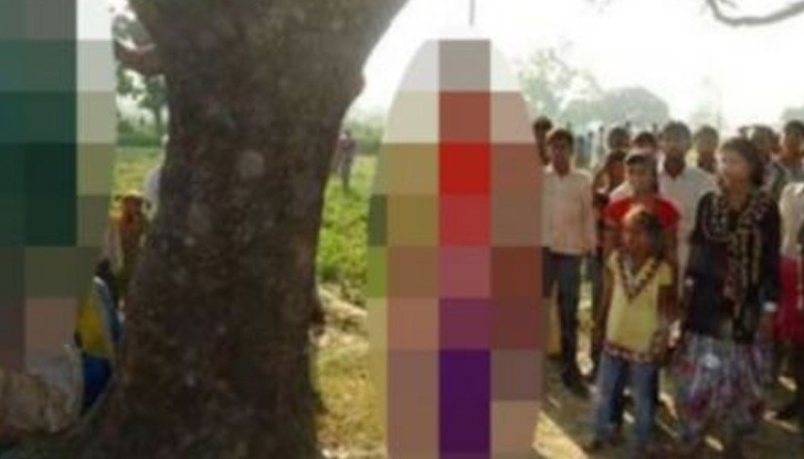 Поредна индийка изнасилена и обесена на дърво за месец