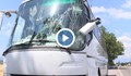 Автобус с 40 пътници и кемпер се блъснаха край Казанлък