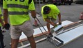 Обновяват пешеходните пътеки в Русе с нова акрилна боя-пластик