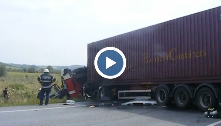 Българин изгоря в кабината на камиона си в Румъния