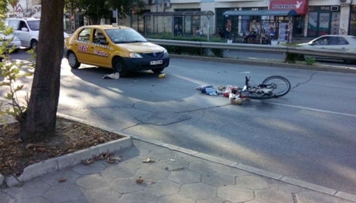 Велосипедист пострада на бул. "Липник"