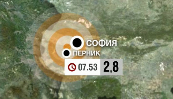 Земетресение събуди перничани Земетресение събуди перничани