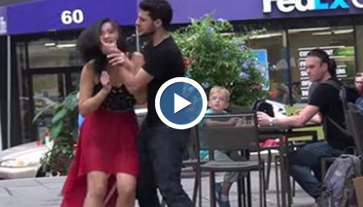 Социален експеримент демонстрира отношнието към домашното насилие