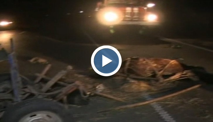 Британец помете каруца край Цар Калоян