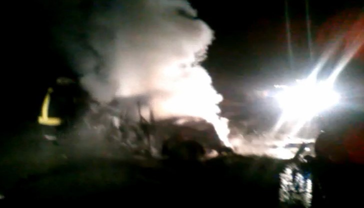 25-годишен мъж горя жив като факла