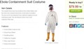 Костюм срещу ебола за Хелоуин