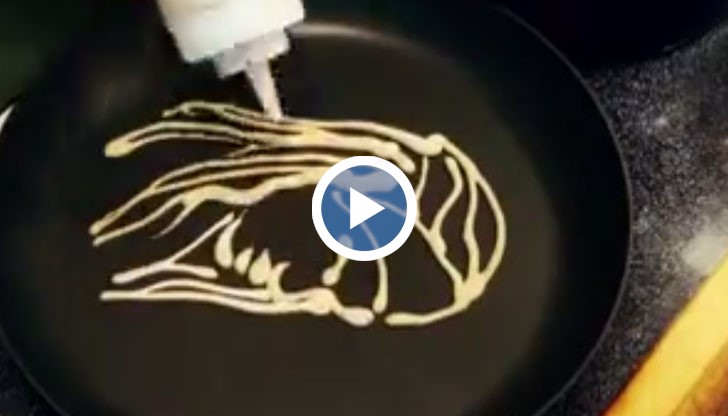 Само с един тефлонов тиган може да превърнете в буквалния смисъл кулинарията в изкуство