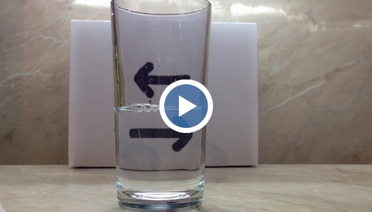 Уникален трик с вода