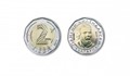 Ето я новата монета с номинална стойност 2 лева