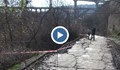 Път пропадна в Западна промишлена зона в Русе