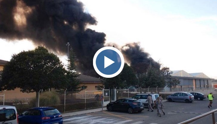 Гръцки изтребител се разби по време на учебен полет над използвана от НАТО авиобаза в Испания