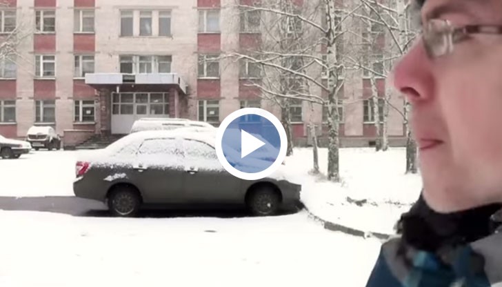 Как да изчисчистим снега от автомобил за 1 секунда