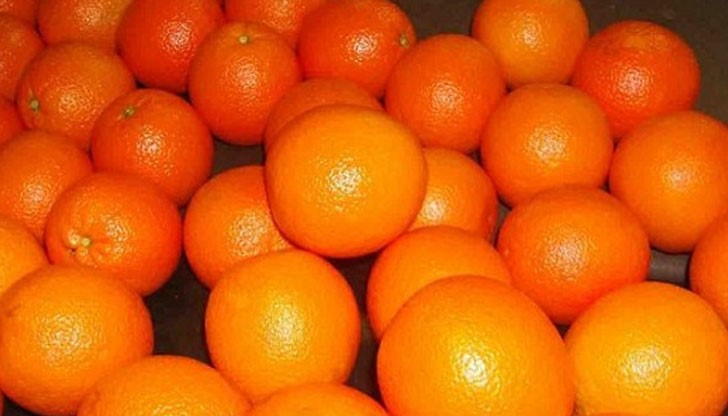 портокалите са много различни по цвят и големина, вкарани са в големи бокс палети без претенции за качеството