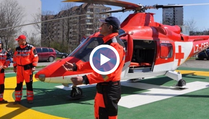 Лекари от ВМА долетяха с хеликоптер, за да извършат животоспасяваща операция на място