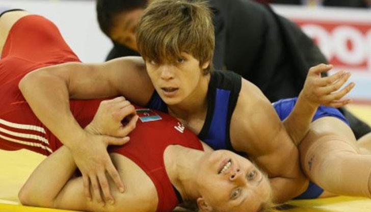 В категория до 58 кг Тайбе се пребори за медала, след като тушира европейската вицешампионка Ирина Нетреба от Азербайджан
