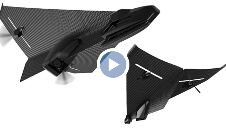 Показаха първият в света карбонов безпилотен летящ апарат