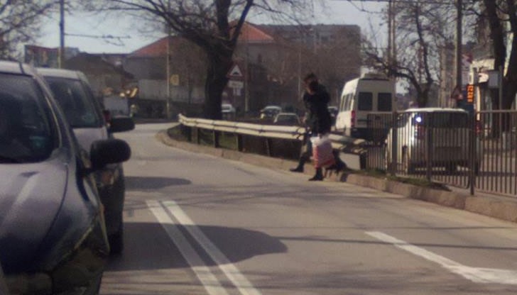 Пешеходната пътека е на не повече от 35 метра