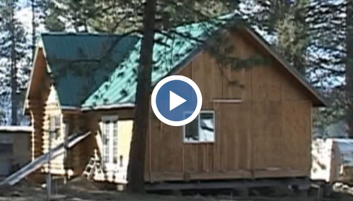 Постройката е била разглобена и наново сглобена в чужд имот