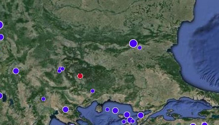Епицентърът е на 16 километра северно от село Гърмен Епицентърът е на 16 километра северно от село Гърмен