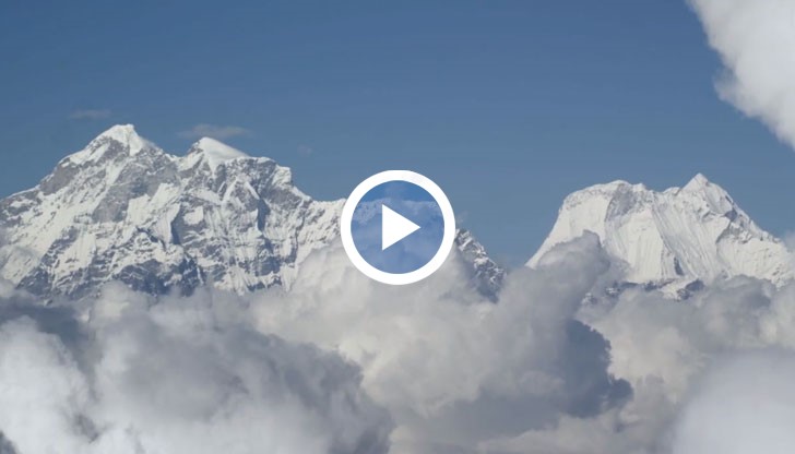 С първите HD кадри на Хималаите, заснети от 6000 метра височина, можем да погледнем от "покрива" на света и без да сме алпинисти