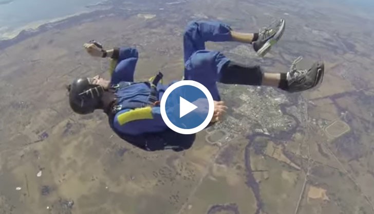 Мъжът получил пристъп на височина около 2743 метра надморска височина, докато опитвал да се обърне наляво
