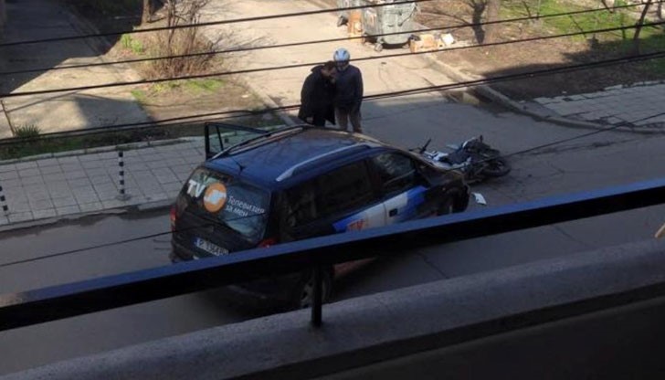 Инцидентът е стнала на улица "Рила"