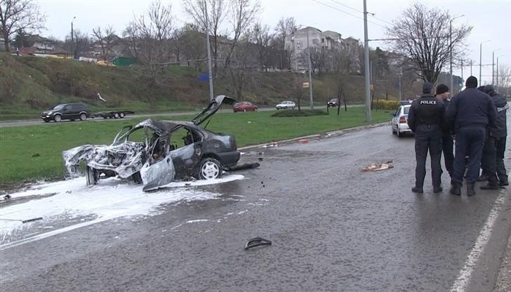 Инцидентът е станал около 14,45 ч., съобщиха от полицията