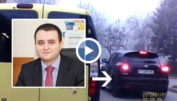 Г-н Петков твърди, че шофьорът на въпросният джип е заместник кмет на град Русе - Страхил Карапчански