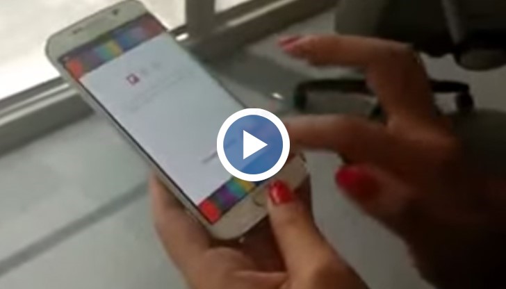 Жена тества телефон на Samsung по много брутален начин
