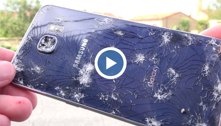 Samsung Galaxy S6 Run Over By Tesla Model S