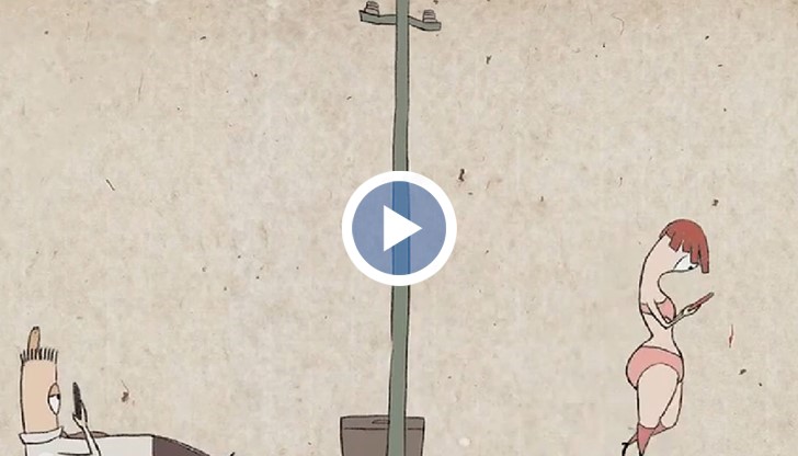 Вижте видеото и се замислете дали не прекарвате твърде много време с лице, забито в дисплея!