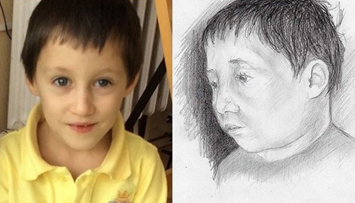 Фотороботът на убития 5-годишен Никита, тотално се размина с разпространената по-късно снимка на момченцет