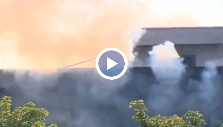 Пожар горя в академията на МВР