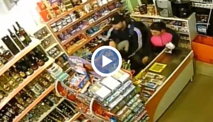 Мъж обра столичен магазин, опря пистолет в главата на продавачката